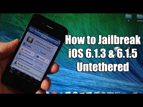 How to Jailbreak iOS 6.1.3 & 6.1.5 Untethered - iPhone 3GS, 4, iPod Touch 4G