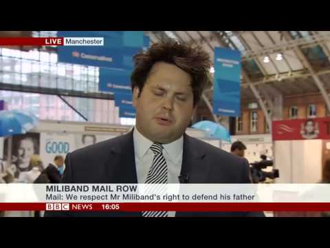 Harry Cole on Ed Miliband upset on Daily Mail article (01Oct13)