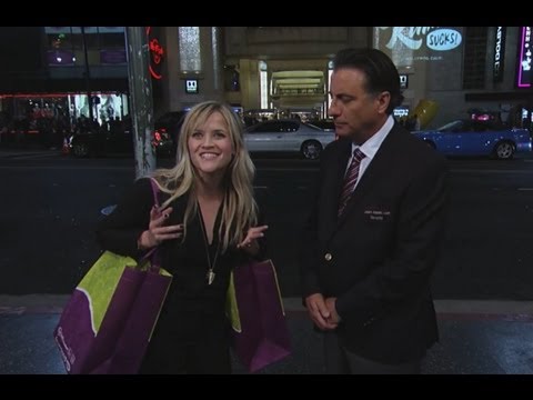 Matt Damon and Andy Garcia Find Reese Witherspoon Outside on Hollywood Blvd.