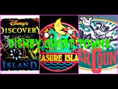 River Country, Discovery Island, Pleasure Island. Disney Ghost towns!