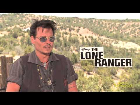 Johnny Depp Scares Himself in the Mirror