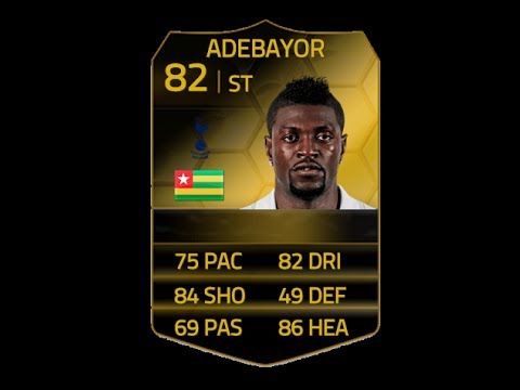 FIFA 14 SIF ADEBAYOR 82 Player Review & In Game Stats Ultimate Team