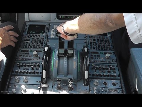 A320 Cockpit Action | Cyprus Airways Flight LCLK-LGAV | Larnaca to Athens-CYP312