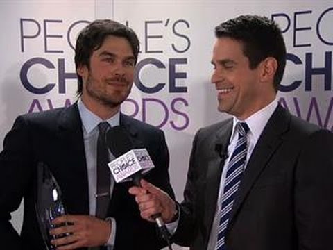 40th Annual People's Choice Awards - Red Carpet Interview: Ian Somerhalder