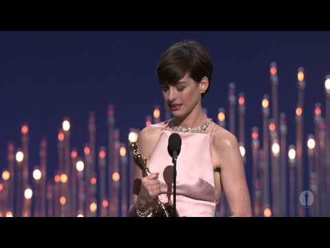 Anne Hathaway winning Best Supporting Actress