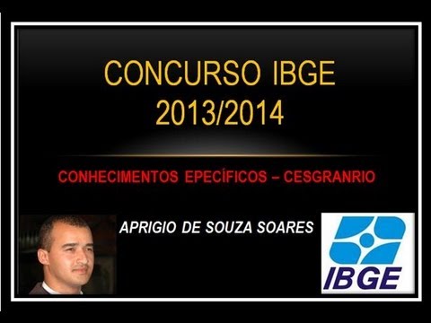 CONCURSO DO IBGE - CONHECIMENTOS ESPECÍFICOS - 7