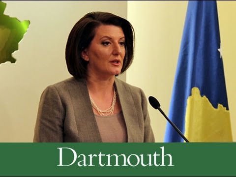 President of the Republic of Kosovo Lectures at Dartmouth