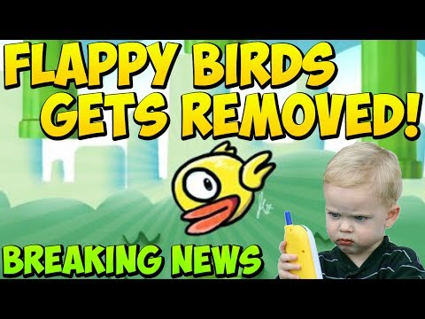 FLAPPY BIRD GETS TAKEN DOWN! (BREAKING NEWS) 