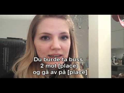 Norwegian Language: Directions 2 and Small Sentences