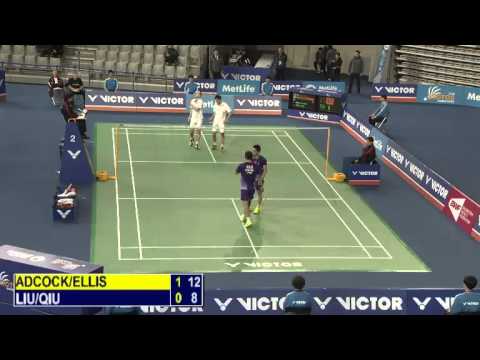 Chris Adcock/Andrew Ellis Vs Liu Xiaolong/Zihan Qiu - 2014 Victor Korea Super Series