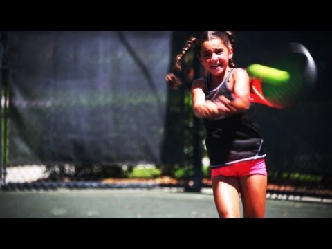 Unstoppable 9-Yr-Old Tennis Prodigy!