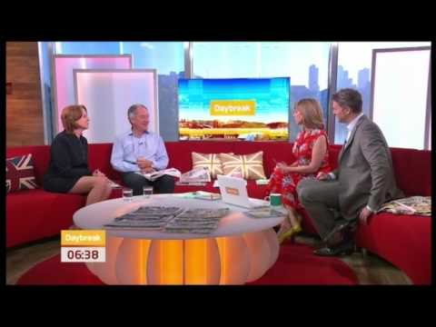 Rosie Millard & Michael Buerk - ITV Daybreak Paper Review 3.8.12