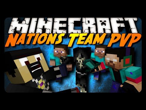 Minecraft: NATIONS PVP! (Team Survival Mini-Game)