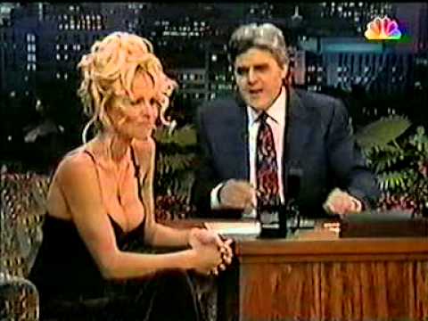 pamela anderson   on jay leno