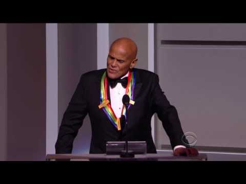 Harry Belafonte at the Kennedy Center Honors Carlos Santana