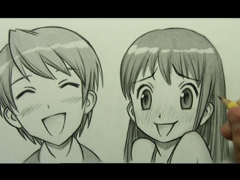 How to Draw Manga Facial Expressions (Joy, Embarrassment)