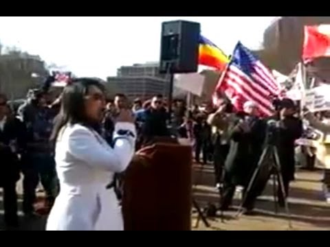 Brave Khmer in Washington Held Protest to Demand Justice for Cambodia 21 Jan 2014