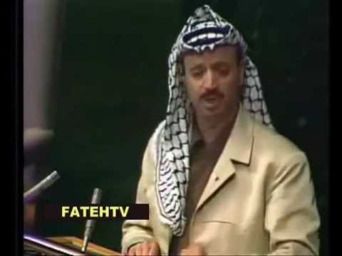 Yasser Arafat Speech Young at the UN (United Nations)in 1974