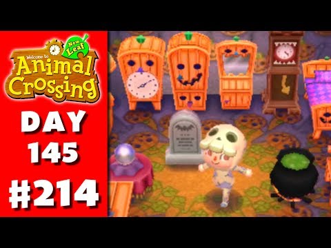 Animal Crossing: New Leaf - Part 214 - Halloween! (Nintendo 3DS Gameplay Walkthrough Day 145)