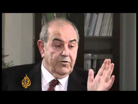 Iraqiya's Allawi talks to Al Jazeera