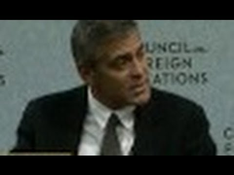 George Clooney Interview on the Future of Sudan: Darfur Conflict - Political Activism (2010)