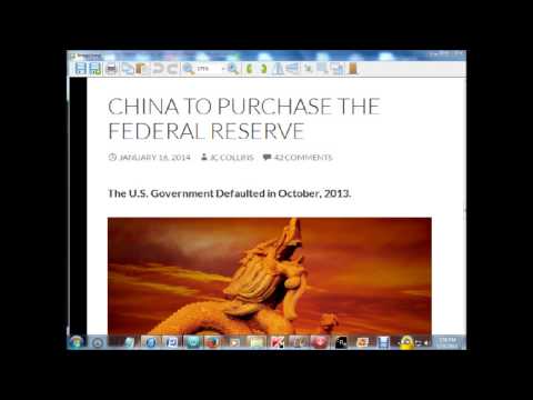 CHINA BUYS THE FEDERAL RESERVE, SO THE WHITE HOUSE PURSUES BiOMETRICS Feb 6 2014