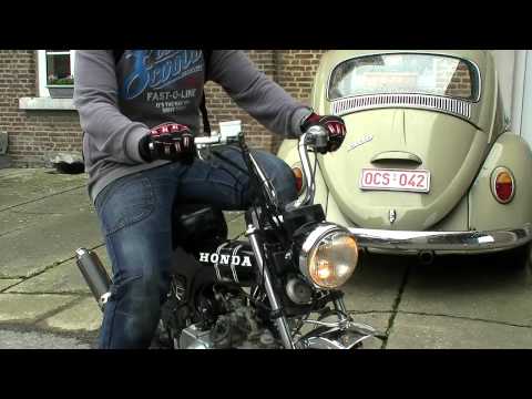 Honda Dax 50cc Startup,dragrace and driving!