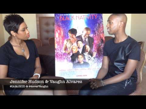 Jennifer Hudson Interviews with Vaughn Alvarez in Los Angeles