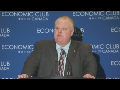 Toronto Mayor stuck in a lift: Rob Ford apologises for drunken rant