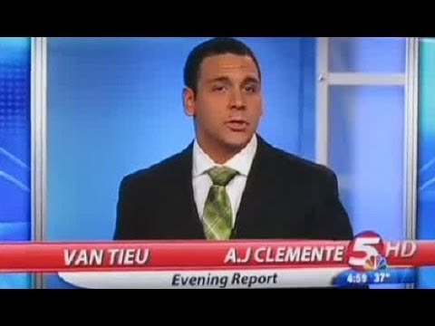 [FULL/HQ] KFYR News Anchor A.J. Clemente Drops F-bomb in TV Gaffe