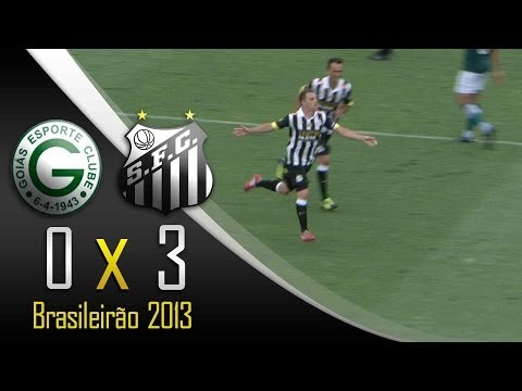 Confira os gols - Goiás 0X3 Santos - Campeonato Brasileiro 2013