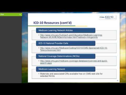 CMS Presents - ICD-10 training to assist small physician practice managers - Overview