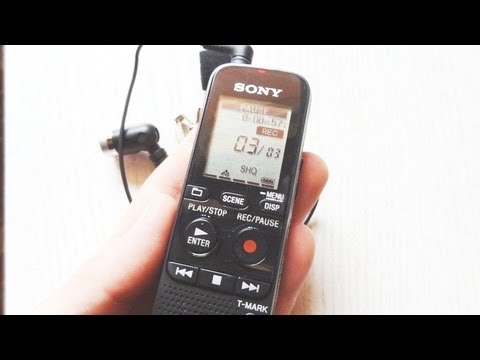 Unboxing: Sony ICD PX333 and Olympus ME 52W Directional Microphone