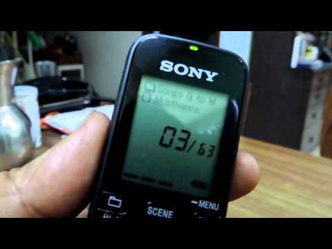 SONY ICD PX333 Voice Recorder