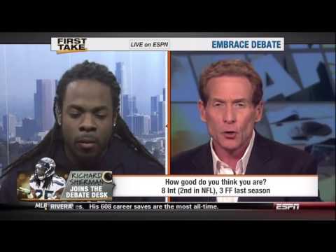 Richard Sherman vs. Skip Bayless on ESPN 1st Take