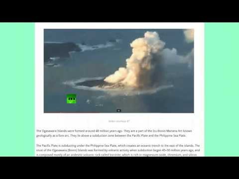 New Island emerges off Coast of Tokyo, Bonin Islands