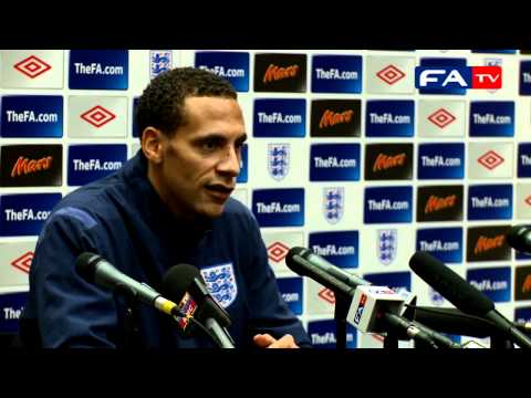 England v France - Rio Ferdinand Press Conference 17/11/10