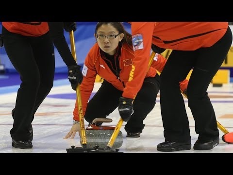 CURLING: CHN-JPN Olympic Qual 2013 - Women  1 vs 2