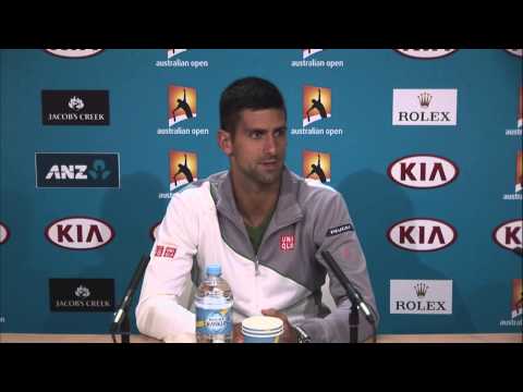 Novak Djokovic press conference - 2014 Australian Open