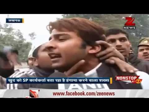 Eggs thrown at AAP leader Kumar Vishwas during press conference