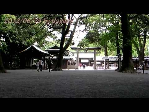 Japan Trip 2012 Tokyo Torii Gate Meiji Shrine Tourist Shibuya (2)