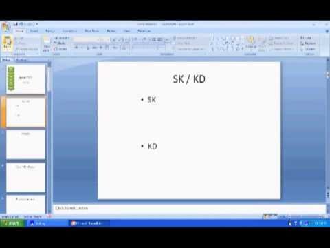 Tutorial Membuat action button dan memasukkan animasi swf pada powerpoint