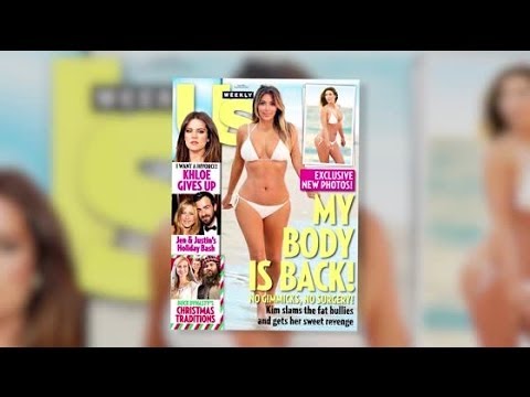 Kim Kardashian Covers Us Weekly in A Bikini