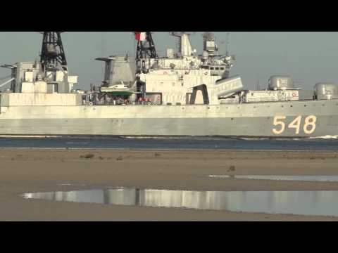 Russian Navy Destroyer Admiral Panteleyev Crosses Pearl Harbor - RIMPAC 2012