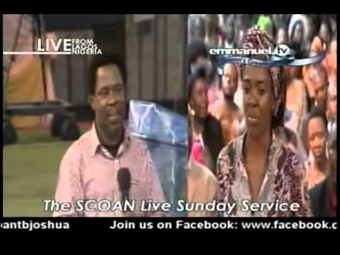 Prophet TB Joshua on the Altar at SCOAN on December 22, 2013