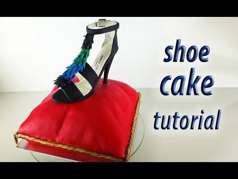 Shoe Cake Tutorial Fondant Pillow Cake HOW TO COOK THAT Ann Reardon Cake Decorating