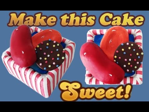 Candy Crush Saga Cake HOW TO COOK THAT Ann Reardon level 33 65 97