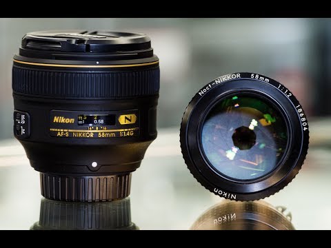 Nikon 58 F1.4 VS Nikon 58 F1.2 Noct