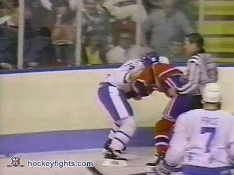 Chris Nilan vs Gord Donnelly Round 2 Feb 5, 1986