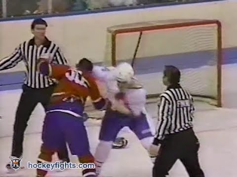 Chris Nilan vs Gord Donnelly Round 1 Feb 5, 1986